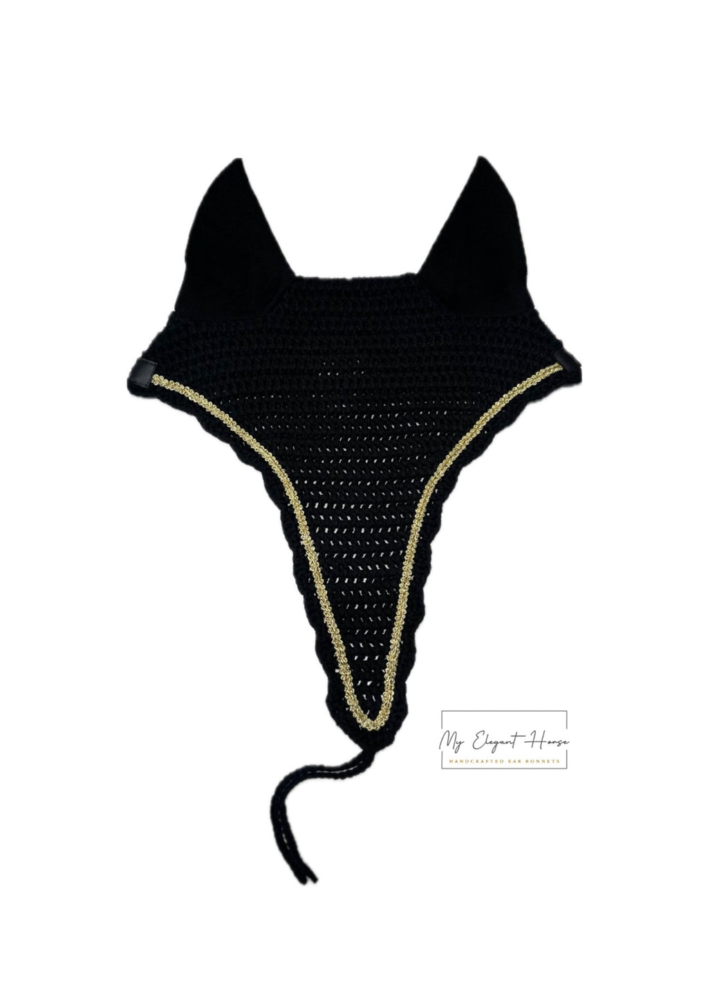 MUSTA PITKÄ KORVAHUPPU