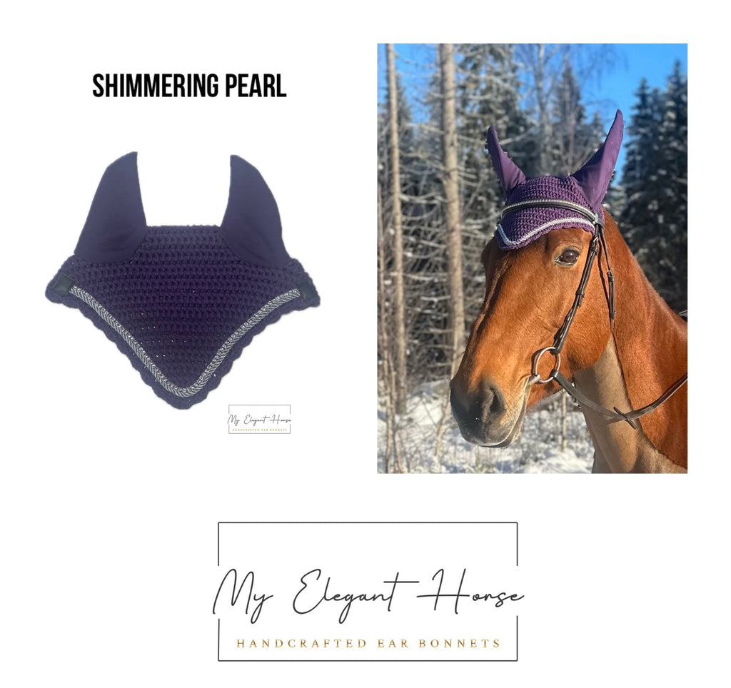 VIOLETTI PYÖREÄREUNAINEN KORVAHUPPU