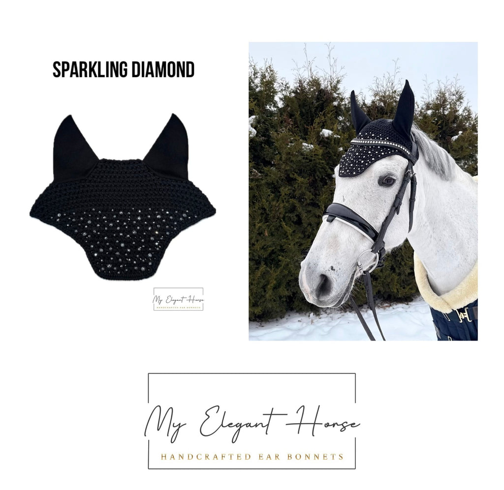 MUSTA NELIÖREUNAINEN KORVAHUPPU