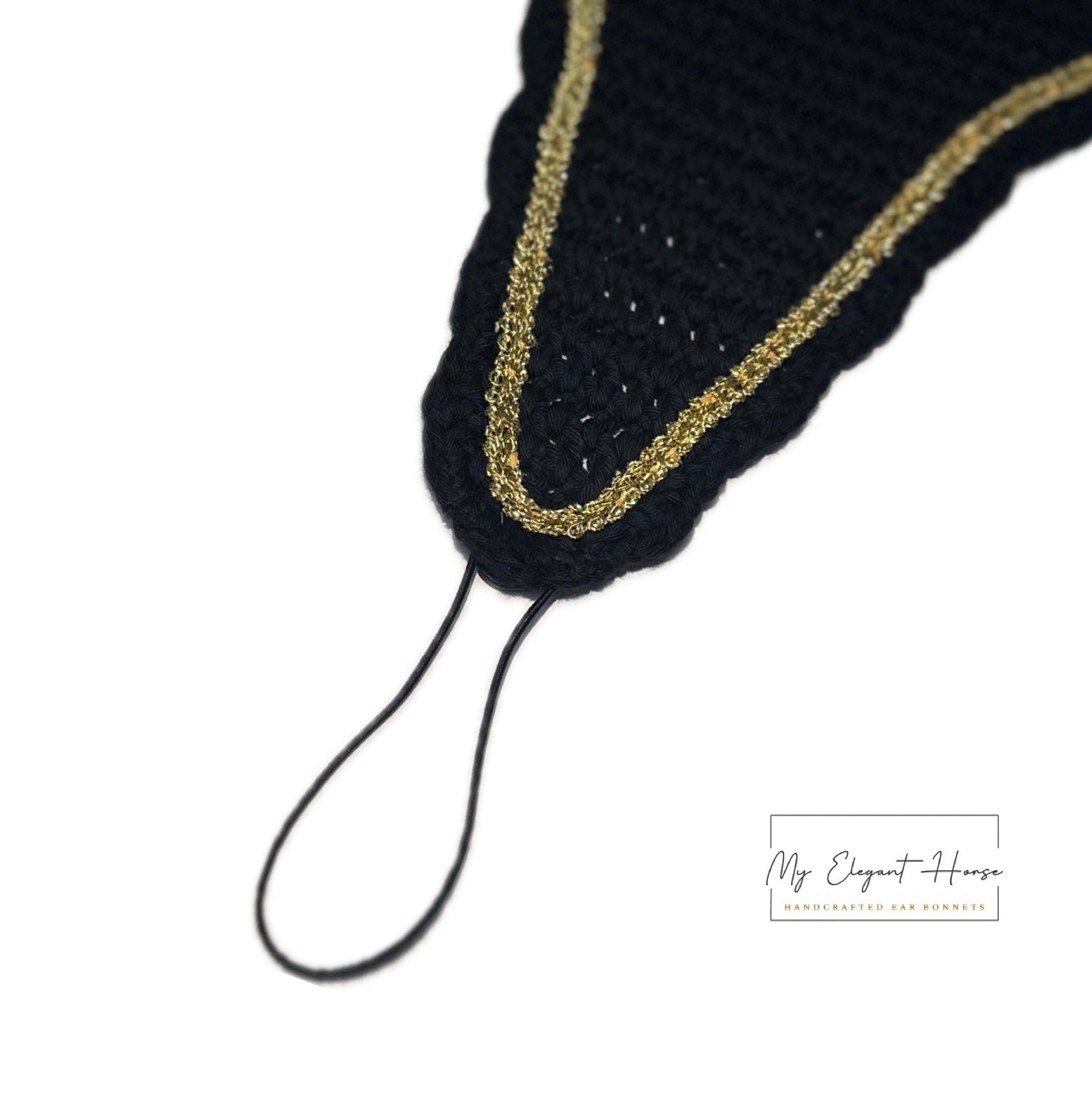 MUSTA PITKÄ KORVAHUPPU